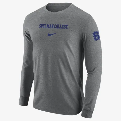 Spelman чоловічі Nike College Long-Sleeve футболка колір чорний