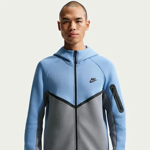 Nike Tech мужские Fleece Windrunner Full-Zip Куртка синий