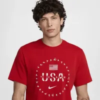 USA Premium Essential Icon мужские Nike футболка цвет красный