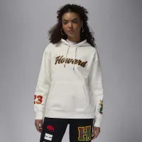 Nike Jordan x Howard University женская Satin-Lined Pullover Толстовка с капюшоном цвет белый