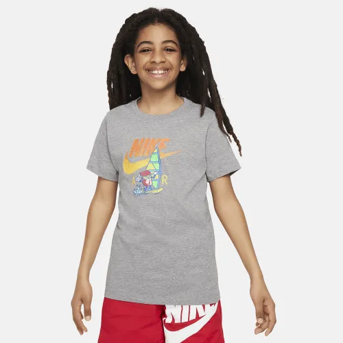 Nike Sportswear Big детские футболка цвет серый