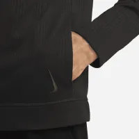 Nike Yoga Dri-FIT мужские Full-Zip Jersey Толстовка с капюшоном цвет черный
