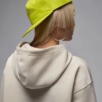 Nike Jordan Brooklyn Fleece жіноча Pullover Толстовка з капюшоном колір коричневий