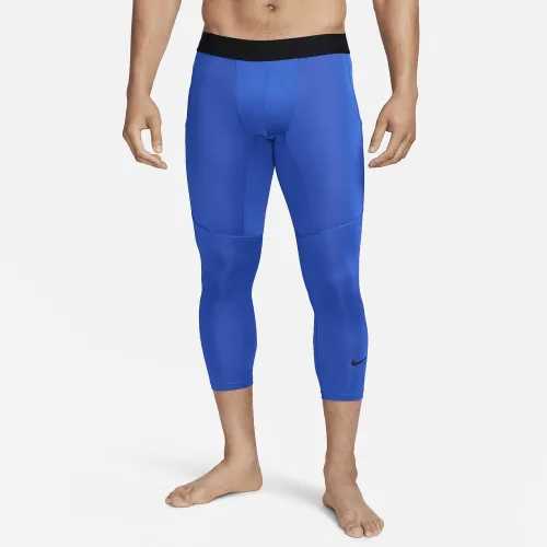 Nike Pro чоловічі Dri-FIT 3/4-Length Fitness Tights блакитний