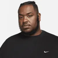 Nike Solo Swoosh чоловічі Fleece Crew колір чорний