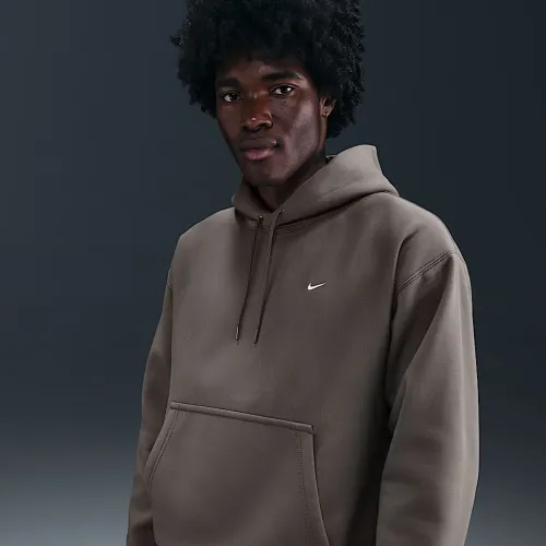 Nike Solo Swoosh чоловічі Pullover Толстовка з капюшоном колір сірий