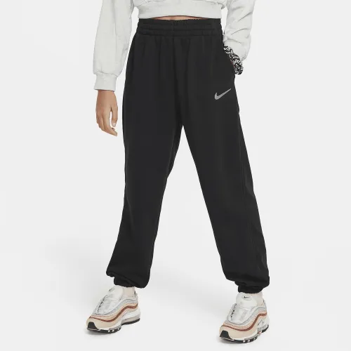 Nike Sportswear Big дитячі (Girls') Dri-FIT Loose Fleece Joggers колір чорний