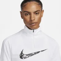 Nike Swoosh женская Dri-FIT 1/4-Zip Mid Layer цвет белый