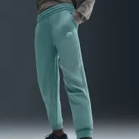 Nike Sportswear Club Fleece Big детские Hooded Tracksuit цвет зеленый