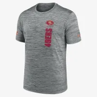 San Francisco 49ers Sideline Velocity мужские Nike Dri-FIT NFL футболка цвет серый