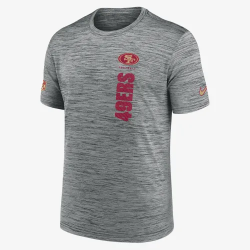 San Francisco 49ers Sideline Velocity мужские Nike Dri-FIT NFL футболка цвет серый