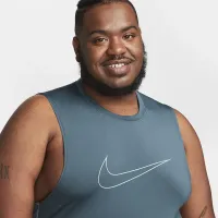 Nike Pro Dri-FIT чоловічі Slim Fit Sleeveless Top колір сірий