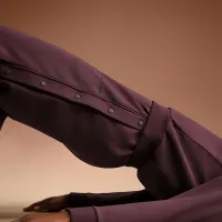 NikeSKIMS Matte Tricot женская Side-Snap Pants цвет красный