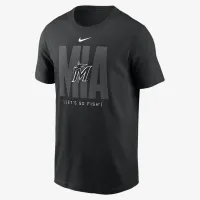 Miami Marlins Fashion Local чоловічі Nike MLB футболка колір чорний