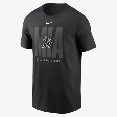 Miami Marlins Fashion Local чоловічі Nike MLB футболка колір чорний