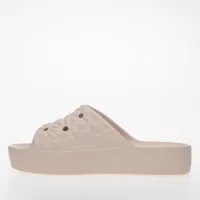 Шльопанці Crocs Classic Platform Geometric 209564-6UR - Бежевий