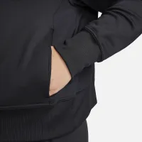 Nike Therma-FIT One жіноча Pullover Толстовка з капюшоном (великі розміри) колір чорний