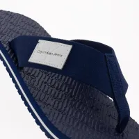 Japonki Calvin Klein Beach Sandal Woven Patch YM0YM00657-C7I - Синій