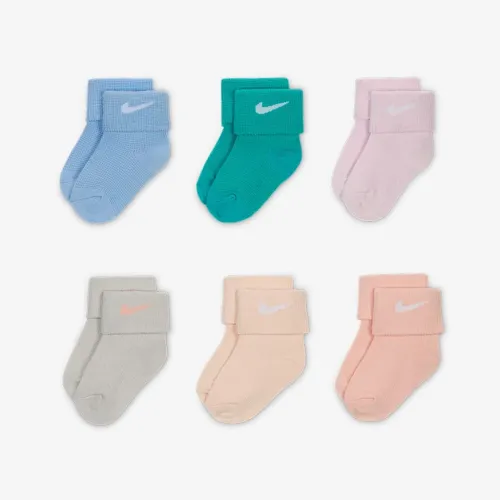 Nike Baby Waffle Knit шкарпетки (6 пар) різнокольорові