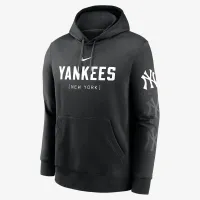 New York Yankees Fashion Club чоловічі Nike MLB Pullover Толстовка з капюшоном колір чорний