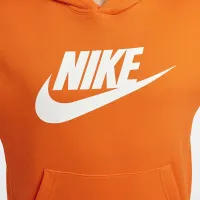 Nike Sportswear Club Fleece мужские Graphic Pullover Толстовка с капюшоном Orange