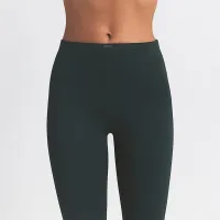 NikeSKIMS Matte женская С высокой Талией Footsie Grip лосины цвет зеленый