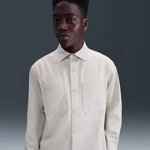 Nike SB Long-Sleeve Woven Skate Top колір сірий