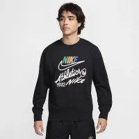 Nike Club Fleece мужские Crew цвет черный