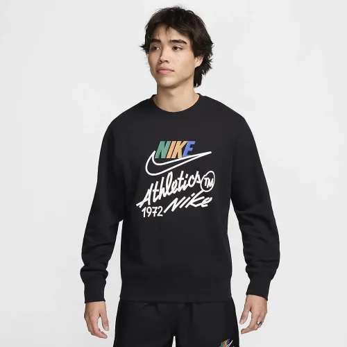 Nike Club Fleece чоловічі Crew колір чорний