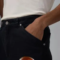 Nike Air Jordan чоловічі Printed Twill Pants колір чорний