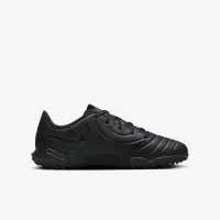 Nike Jr. Tiempo Legend 10 Club Little/Big дитячі Turf Low-Top Soccer Кросівки колір чорний