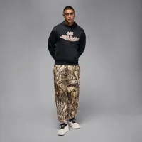 Nike Jordan AJ4 чоловічі Fleece Pullover Толстовка з капюшоном колір чорний