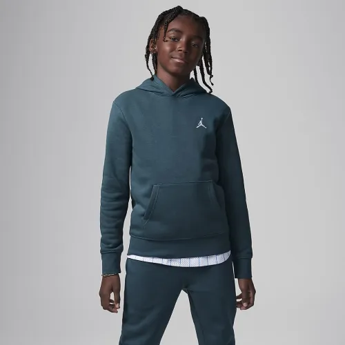 Nike Jordan MJ Brooklyn Big детские Fleece Pullover Толстовка с капюшоном цвет зеленый