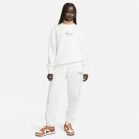Nike Sportswear Phoenix Fleece женская оверсайз Crew-Neck свитшот цвет белый