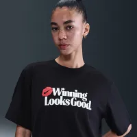 Nike Essential жіноча футболка колір чорний