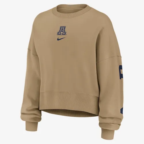 Arizona Phoenix 2-Hit жіноча Nike College Pullover Crew колір коричневий
