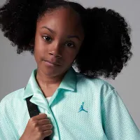 Nike Jordan Dri-FIT тренувальні Camp Little дитячі Jumpman Mesh Top блакитний