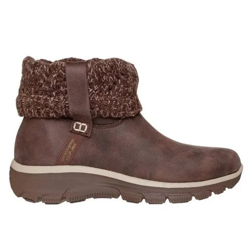 Кроссовки Женские Skechers Slip-ins Relaxed Fit Easy Going Cozy Weather (168033-CHOC)