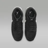Nike Jordan 1 Mid Little/Big детские Cleats цвет черный