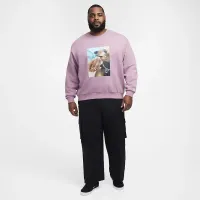 Nike SB Skate Fleece Crew цвет фиолетовый