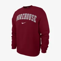 Morehouse Club Fleece чоловічі Nike College Crew-Neck світшот колір червоний
