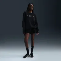 Nike Sportswear Phoenix Fleece женская оверсайз Crew-Neck свитшот цвет черный