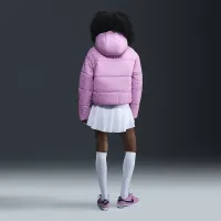 Nike Sportswear Classic Puffer женская Therma-FIT Loose Hooded Куртка Pink