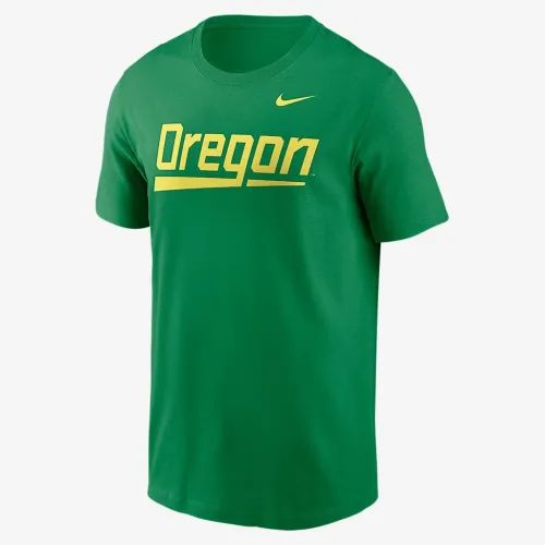 Oregon Ducks Baseball Wordmark чоловічі Nike College футболка колір зелений