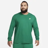 Nike Sportswear Club Men's Long-Sleeve T-Shirt Green