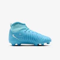 Nike Jr. Phantom Luna 2 Club Little/Big дитячі MG High-Top футбольні бутси блакитний