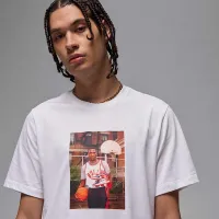 Nike Jordan Brand мужские Photo футболка цвет белый