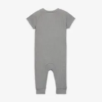 Nike Essentials Baby Short Sleeve Waffle Knit Coverall цвет серый