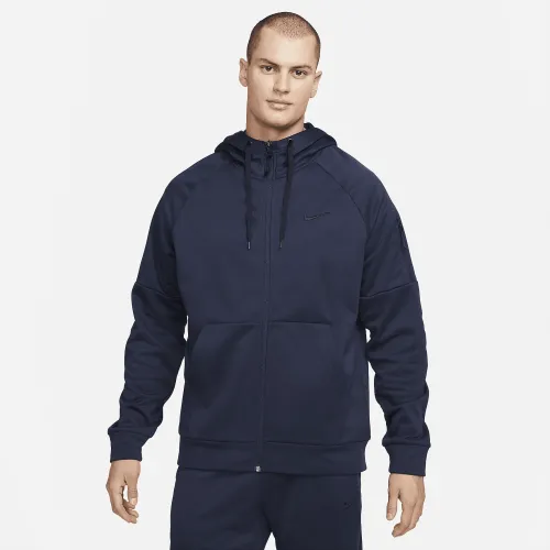 Nike Therma чоловічі Therma-FIT Full-Zip Fitness Top блакитний