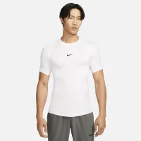 Nike Pro чоловічі Dri-FIT Tight Short-Sleeve Fitness Top колір білий